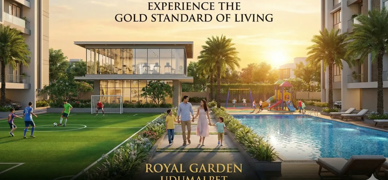 DTCP approved plot layout at Royal Garden Udumalpet