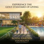 DTCP approved plot layout at Royal Garden Udumalpet